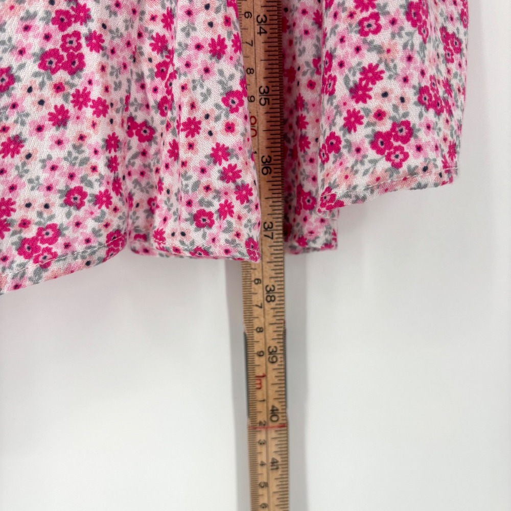 NWT City Chic Pink Foolish Ditsy Floral Ruffle Strap Tie Front Dress sz 24W - Picture 11 of 12